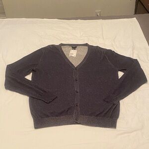 H&M Charcoal Cardigan Sweater